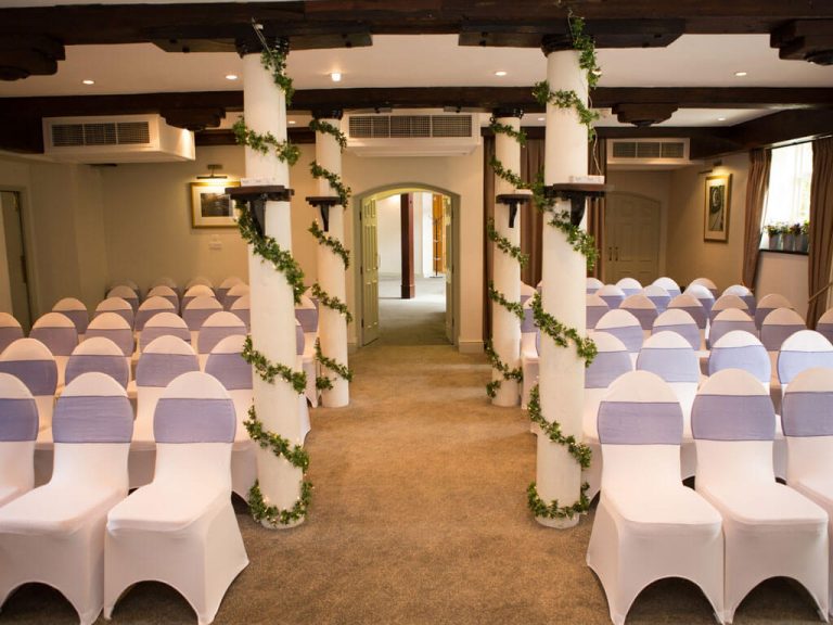 Wedding Ceremony In The Waterwheel Room