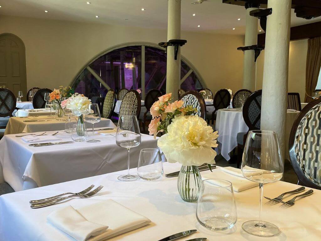The Waterwheel Restaurant at Quy Mill Hotel