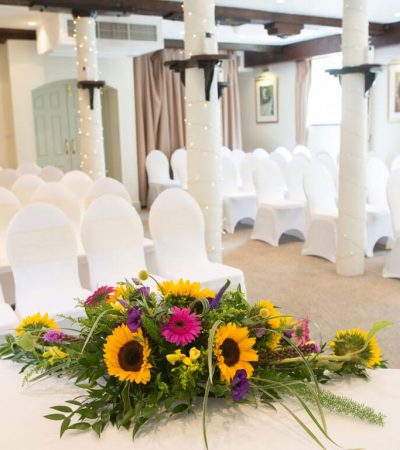 Wedding Ceremony In The Waterwheel Room